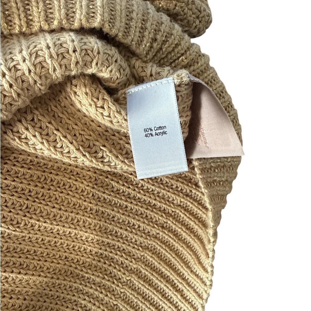 Jennifer Lopez V-Neck Sweater - Tan Size Large - Picture 5 of 5